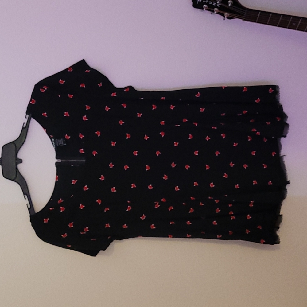 Torrid Fox Blouse, black size 2